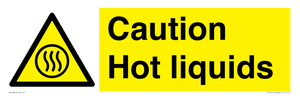Caution hot liquids